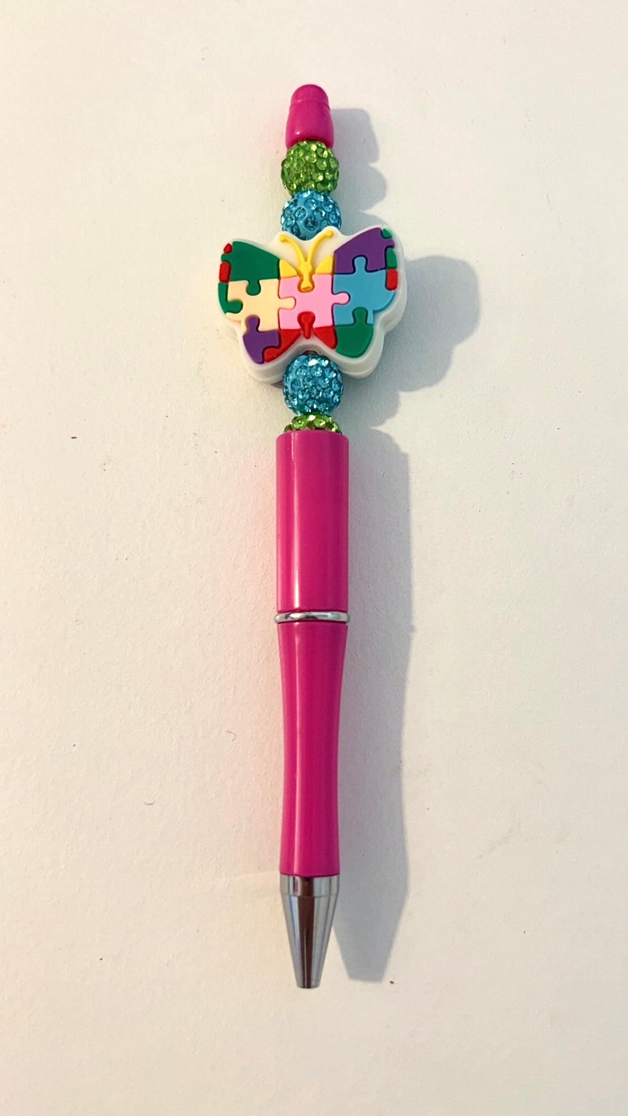 Butterfly Puzzle Autism Awareness Pen